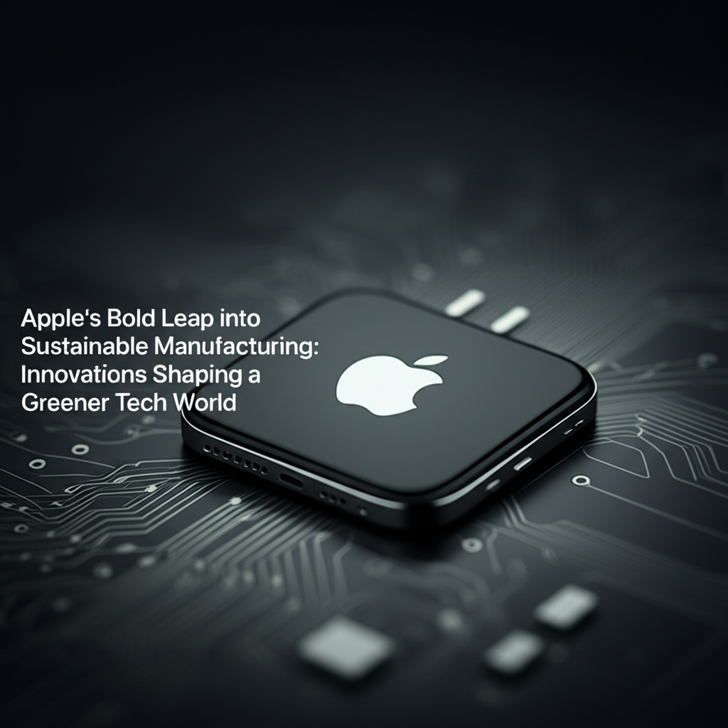 Hero image for article: Apple's Bold Leap into Sustainable Manufacturing: Innovations Shaping a Greener Tech World